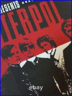 INTERPOL Concert Poster Providence RI 2003 by Pete Cardoso