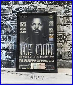 Ice Cube 2009? Super Rare? Authentic Concert Billing Poster Ticket NWA