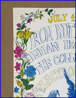 Iron Butterfly at the Avalon July 1968 Original Vintage Rock Concert Poster