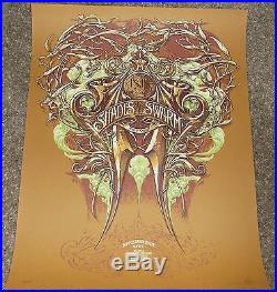 Isis Shades Of The Swarm silkscreen concert poster Aaron Horkey west x/6 or var