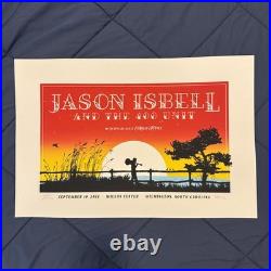 JASON ISBELL Wilmington NC 9/10/2022 Screen Print Concert Poster S/N #/12 BAND