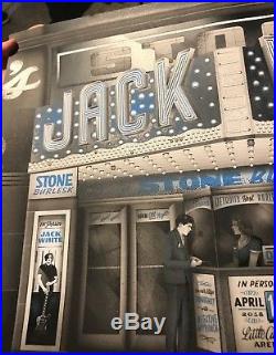 Jack White Official Tour Concert Poster Detroit 2018 Boarding House Reach /441