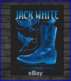 Jack White San Francisco 8/16/18 Concert Poster Signed and Numbered