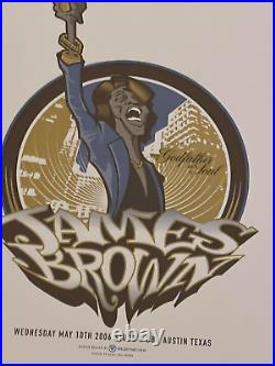 James Brown May 10 2006 Stubb's BBQ Austin Texas Original Concert Poster