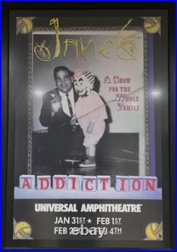 Jane's Addiction Original Concert Poster 1991 + Stub Universal Amphitheatre