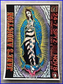 Janes Addiction Original Concert Poster Lithograph Frank Kozik Near Mint