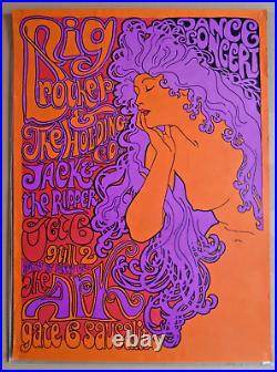 Janis Joplin / Big Brother original Ark Concert poster. First Print