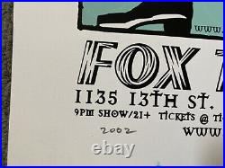 Jay Farrar Fox Boulder Original Concert Poster Silkscreen Son Volt
