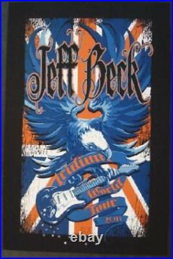 Jeff Beck Iridium Tour 2011 Biffle Concert Poster Silkscreen Original