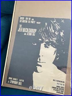 Jeff Beck and Jethro Tull Boston Tea Party Presents Concert Poster