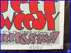 Jeff Tweedy 2007 Signed S/n 2007 Chicago Concert Tour Poster! Jay Ryan Art