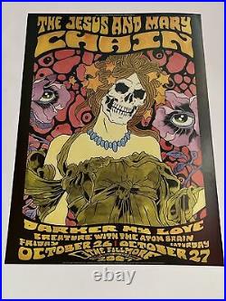 Jesus And Mary Chain Halloween Weekend 2007 Original Concert Poster SF Fillmore