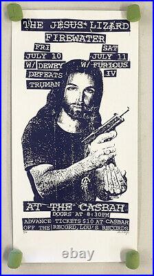 Jesus Lizard San Diego Ca Casbah Original Silkscreen Concert Poster
