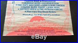 Jimi Hendrix, Pink Floyd Christmas On Earth Concert Poster London Olympia Dec 67