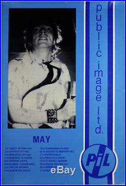 John Lydon Public Image Limited Original 1986 Concert Tour Poster