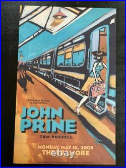 John Prine Vintage Concert Poster 2005 San Francisco Fillmore