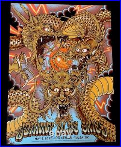 Johnny Blue Skies Sturgill Simpson Concert Poster Tulsa 25 Kreizenbeck 5/2/25