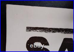 Johnny Paycheck HATCH SHOW PRINT BR5-49 RARE Nashville 1997 Concert Poster BR549