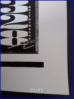 Johnny Paycheck HATCH SHOW PRINT BR5-49 RARE Nashville 1997 Concert Poster BR549