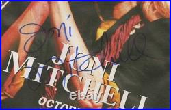 Joni Mitchell Autographed Concert Poster COA Include Joni Mitchell Signed Poster