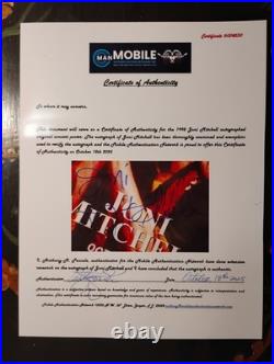 Joni Mitchell Autographed Concert Poster COA Include Joni Mitchell Signed Poster