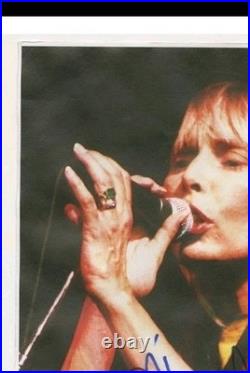 Joni Mitchell Autographed Concert Poster COA Include Joni Mitchell Signed Poster