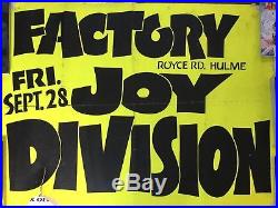 Joy Division Original Gig Concert Poster 1979