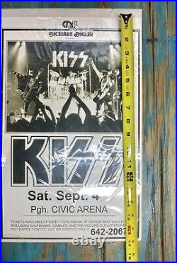 KISS 1976 Destroyer Tour Authentic Original Concert Poster