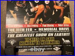 KISS ALIVE WORLDWIDE 1997 Adelaide Concert Original Vintage Poster 42 x 60 CMS