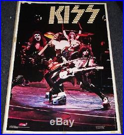 KISS VINTAGE 1975 ALIVE CONCERT POSTER 23x36 NICE COND BOUTWELL ONE STOP RARE