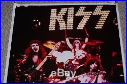KISS Vintage Alive Concert Stage Poster 1975 Boutwell Aucoin Simmons Ace Frehley