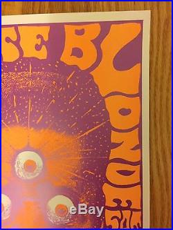 KOZIK Print CONCRETE BLONDE 1991 Concert Show Tour ORIGINAL SIGNED Poster 11x17