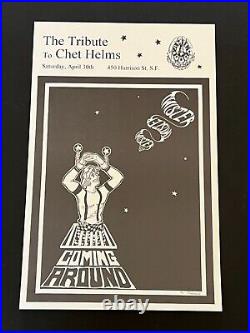 Ken Kesey and the Merry Pranksters Tribute to Chet Helms Original Concert Poster