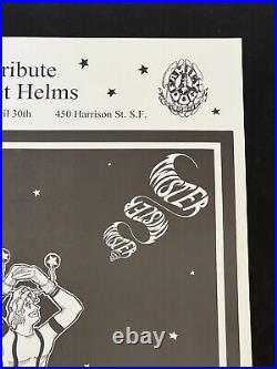 Ken Kesey and the Merry Pranksters Tribute to Chet Helms Original Concert Poster