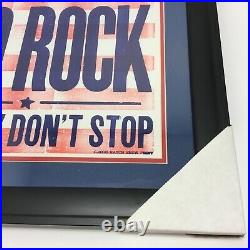 Kid Rock 2008 Rock N Roll Concert Tour Poster Made in Detroit Hatch Show Framed