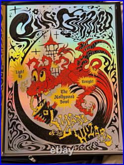 King Gizzard and the Lizard Wizard Hollywood Bowl 2023 Foil Poster 256/300