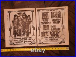 Kiss Concert ad 1976 Anaheim Stadium