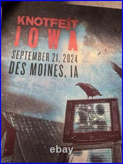 Knotfest Iowa 2024 Foil Poster #69/100 Slipknot Concert Holographic Screen Print