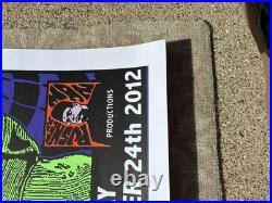 Kozik PAIN TEENS Ed Hall CRUST 2012 Austin EMO'S 2012 Punk Rock Concert Poster