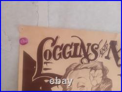 LAST CONCERT! RARE Vintage 1975 Kenny Loggins and Messina Concert Poster HAWAII