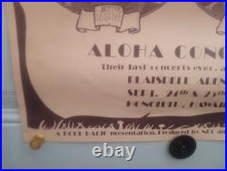 LAST CONCERT! RARE Vintage 1975 Kenny Loggins and Messina Concert Poster HAWAII