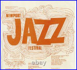 LED ZEPPELIN Jeff Beck JETHRO TULL Miles Davis Original 1969 Fest Concert Poster