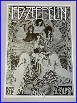 Led Zeppelin Poster from Madison Square Garden Concert one hangs inside MSG NYC