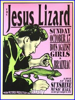 Lindsey Kuhn 1993 Jesus Lizard Concert Poster