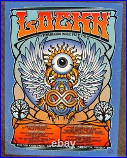 Lockn' Furthur String Cheese Widespread Panic Concert Poster Original Silkscreen