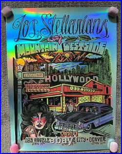 Los Stellarians Mountain Westside 2019 Original Silkscreen Concert Poster Foil