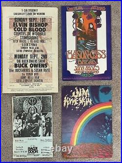 Lot 4 1960s-1970s Rock Concert Posters-Elvin Bishop-Mason Cass-Kingfish-Kweskin