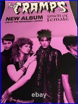Lot(4) of Original The Cramps Promo/concert Posters(RARE)