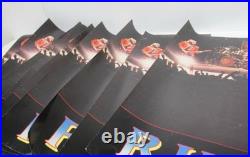 Lot Of 9 Original Vintage 80's RUSH Band Posters Live Concert 17x22 Geddy Lee