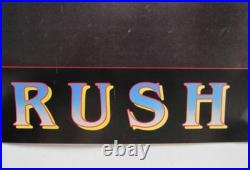 Lot Of 9 Original Vintage 80's RUSH Band Posters Live Concert 17x22 Geddy Lee